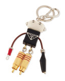 Edward Robot Charm, Black (Nero)