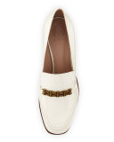 Gemini-Link Patent 65mm Loafer, New Ivory