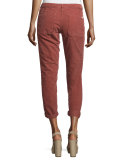 Sally Cropped Jeans, Cognac