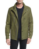 Short Field Coat, Olive