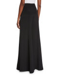 Drawstring Wide-Leg Palazzo Pants