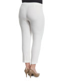 Revival Narrow Pants, White, Plus Size