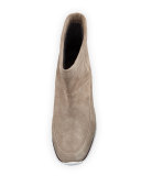 ZeroGrand Suede Ankle Boot, Desert Taupe/Pave