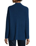 Zip-Front Boxy Cardigan