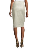 Eve Jacquard Pencil Skirt