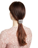 Chiara Shimmering Ponytail Wrap, Crystal