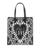 Power of Love North-South Tote Bag, Multi