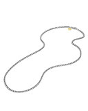 Sterling Silver & 18K Twisted Link Necklace, 36"