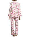 Cherry Blossom Printed Classic Pajama Set