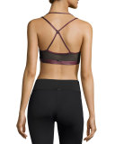 Breaker Versatility Sports Bra, Wine/Black