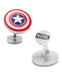 Captain American Shield Cuff Links