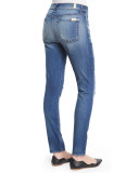 The Ankle Skinny-Fit Destroyed Jeans