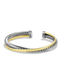 Crossover Cuff with Gold