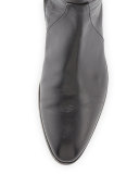 Buena Tall Leather Boot, Black