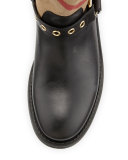 Queenstead Check Ankle Boot, Black
