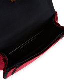 Opium 2 Tassel Velour Crossbody Bag, Bordeaux/Black