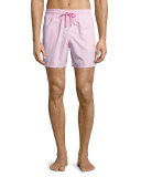Moorea Solid Swim Trunks, Light Pink