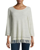 Annalie Fringe-Trim Sweater