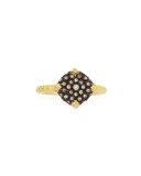 Old World Pavé Diamond Cushion Ring