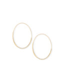 Expose Diamond Large Wave Magic Hoop Earrings