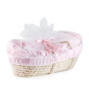 Ziggy Plush Gift Basket, Pink