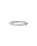 Diamond Eternity Band in 18K White Gold, 1.0 tdcw