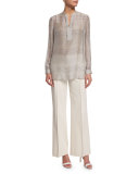 Dunham Blouse/Tunic, Raffia Multi 