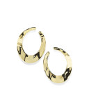 18K Senso Open Hoop Earrings