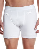 Modal-Cotton 3" Trunks, White