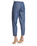 Tencel® Denim Ankle Pants 