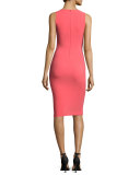 Park V-Neck Sleeveless Sheath Dress