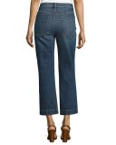 Straight-Leg Cropped Jeans