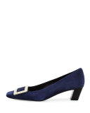 Decollette Belle Vivier Pump, Navy