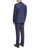 Striped Two-Piece Suit, Blue