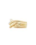 11.5mm Continuance 18K Ring with Diamonds, Size 7