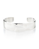 Sterling Silver Senso Sterling Silver Medium Organic Surface Cuff
