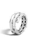 Bamboo Sterling Silver Double-Coil Ring