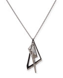 Crystal Origami Mobile Pendant Necklace