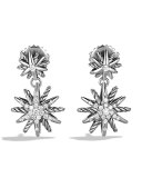 Starburst Double-Drop Earrings with Diamonds