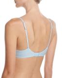 Liaison Lace Underwire Demi Bra, Light Blue