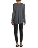 Pull-On Cargo Pants, Black