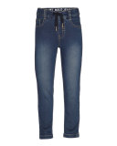 Augustin Skinny Drawstring Jeans, Blue Size 4-8