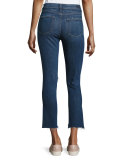 Hoxton Stagger-Hem Ankle Peg Jeans, Deedee