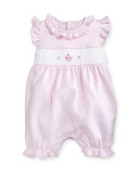 Sweet Cupcakes Pima Overall Playsuit, Pink, Size 0-9 Months