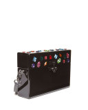 Small Jewelie Trunk Bag, Black Multi