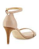 Nunaked Leather d'Orsay Sandal, Adobe