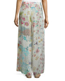 Perro Printed Easy Wide-Leg Pants 