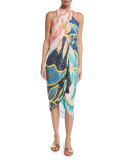 Arcadia Floral-Print Sarong