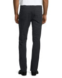 Ashland Five-Pocket Slim Jeans, Black