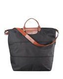 Le Pliage Expandable Monogram Travel Bag, Black